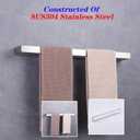 GERZWY Bathroom 30-Inch Towel Bar Stainless Steel Bath Towel Bar Modern Style Wall Mount Brushed Finish HG17702-LS
