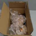 Crystal Candle Holders 2 Set of 6 - Gold Vintage Hollow Ball Candle Stand for Table Centerpiece, Crystal Metal Tealight Candlestick for Wedding, Dining Room Decor