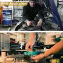 M6 Metric Grade8.8 Carbon Steel Hex Screw, Nut & Spring Washer Assortment Kit  219Piece in Organized Case