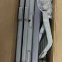 Rockever Insulated Outdoor Cat House, Waterproof Cat House for Outdoor Cats with Escape Door, Plastic Feral Cat House Outdoor Indoor, Spacious and Clean Easily (Grey,L)