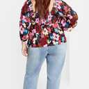 City Chic Women's Plus Size Top - Poppy Print