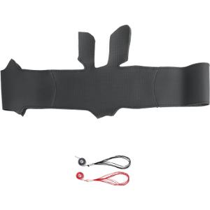 Hand Sewn Microfiber Leather Steering Wheel Cover on Wrap,Fit for Honda Civic 10th 2016-2021 / CR-V 2017-2021 / Clarity 2016-2018 / Breeze 2020-2021 / Crider 2019-2020 / Envix 2019-2020 (10.5 cm)