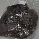 LIYOHON Women's Off The Shoulder Top Long Sleeve Shirts Sexy Slim Blouses Date Night Going Out One Shoulder Tops (Large, Yh-brown)