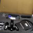 gotonovo Oil Rubbed Bronze Shower Faucet 8-inch Rainfall Shower Head Fixture with Handheld Spray Double Lever Handle Bathtub Spout Triple Function Bathroom Wall Mount