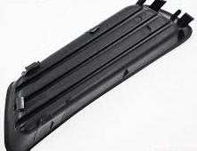 Front Bumper Fog Light Cover, Black,2 Pcs