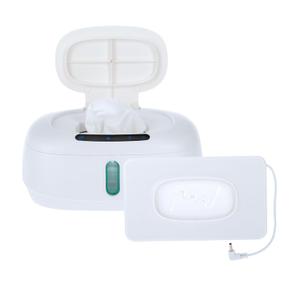 Nuby Hands-Free Baby Wipe Warmer - Touch-Free Motion Sensor Lid, Weighted Warming Plate, Built-in Night Light & Clear View Window - New Parent Essential