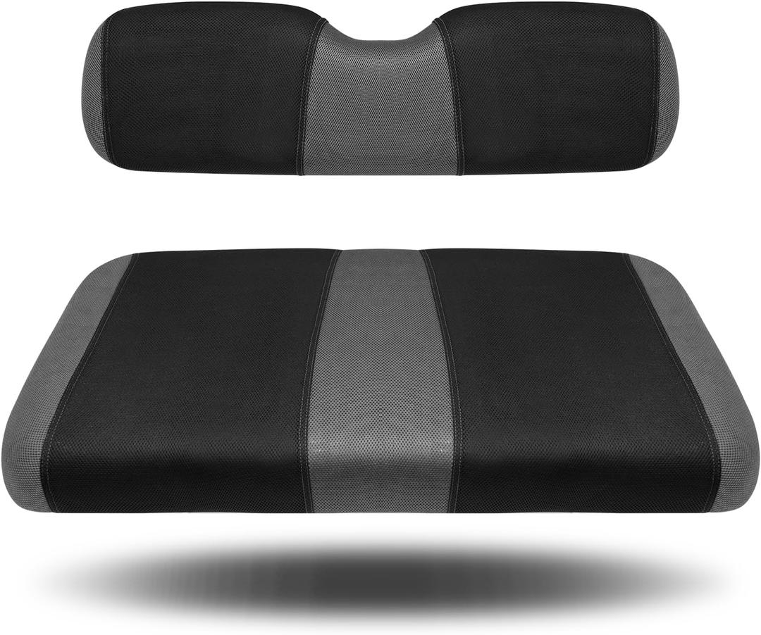 Universal EZGO TXT Golf Cart Seat Covers Dress UP Older Durable Breathable Material Golf Cart Front Seat Cover Fit Like a Glove, Easy to Install, Machine Washable