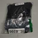 BORIFLORS Women's Sexy Ruched Bodycon Midi Dresses Elegant Mesh Long Sleeve Square Neck Ruffle Hem Cocktail Party Dress (Black) XL