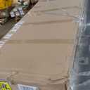 NTC Lupin Wooden Bed Frame with Headboard and Natural Rattan, Solid Oak Foundation with Silent Slats, 1000 Lb Capacity, Effortless Assembly, King - Burnt Black