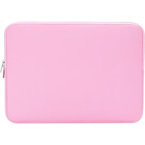 RAINYEAR 14 Inch Laptop Sleeve Case Protective Soft Padded Zipper Cover Carrying Computer Bag Compatible with 14" Notebook Chromebook Tablet Ultrabook (Pink)