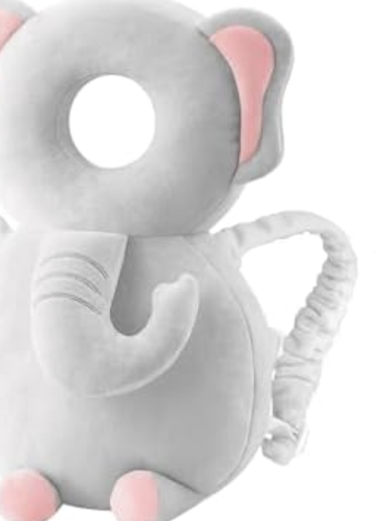 Grnstf Baby Toddler Head Protector, Baby Head Protection Backpack, Adjustable（Elephant）