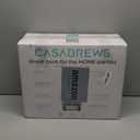 CASABREWS 3700 Essential Espresso Machine 20 Bar, Stainless Steel Cappuccino & Latte Machine with Steam Frother for Home, 43.9oz Water Tank, Coffee Gift for Women & Men, Silver