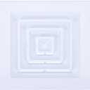 PATIKIL Square Air Vent Cover 12 x 12 Inch, 1pcs Plastic Air Return Grille Sidewall or Ceiling Air Diffuser for Home Office Bathroom Kitchen Toilet Ventilation, White