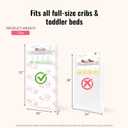 Dream On Me Serene Snooze 2-in-1 Crib Mattress, Dual-Sided for Infants & Toddlers, Waterproof Cover, GREENGUARD Gold Certified, Fits Full Size Crib & Toddler Bed, 52” x 28” x 5”