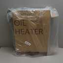 Oil Filled Radiator Heater,Oil Heater with Adjustable ThermostatElectric Radiator Heater with Overheat SafetyMini Portable Space Heater700W (BLACK)