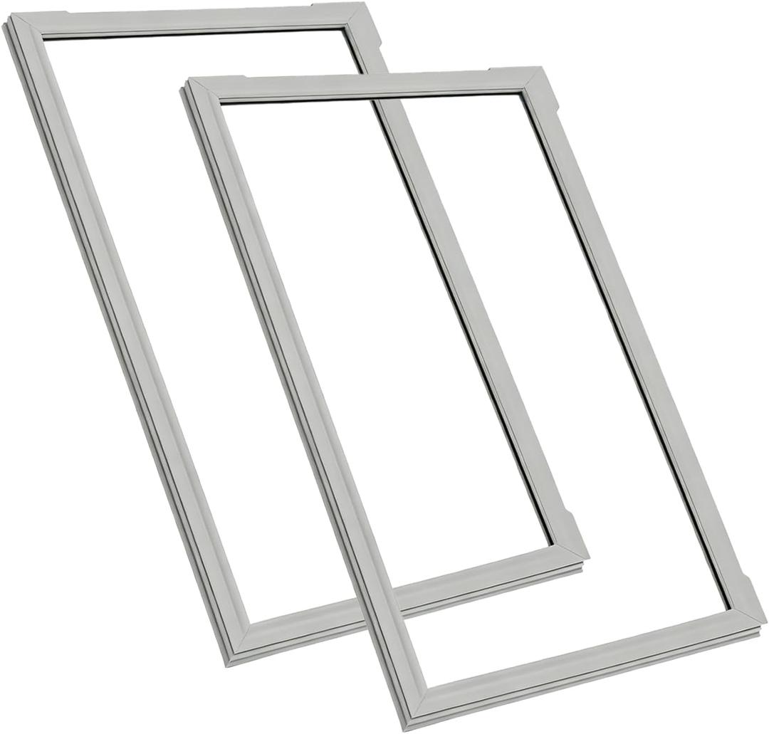 W10830274 Refrigerator Door Gasket Compatible with Whirlpool, Maytag, KitchenAid and Jenn-Air Refrigerator Replace# W10443273 W10294127 (2 PCS)