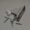 Compact Sereis Mounting Bracket for Wall Mounted Hose Reel, Grey