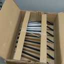 Mr IRONSTONE Fireplace Grate 21 inch Solid Steel Heavy Duty Fireplace Log Grates 3/4" Bar Grates Outdoor/Indoor Wrought Iron Burning Rack Holder