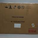 Pocetry 24" x 36" Natural Wood Tone Wall Mirror for Entryway & Bath, Waterproof Boho Decor Mirror, Scandi Oak Texture Vanity Mirror for Over Sink, Standard Trim