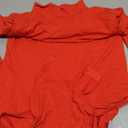 MANGOPOP Women's Mock Turtle Neck Long Sleeve Tops Bodysuit Jumpsuit M