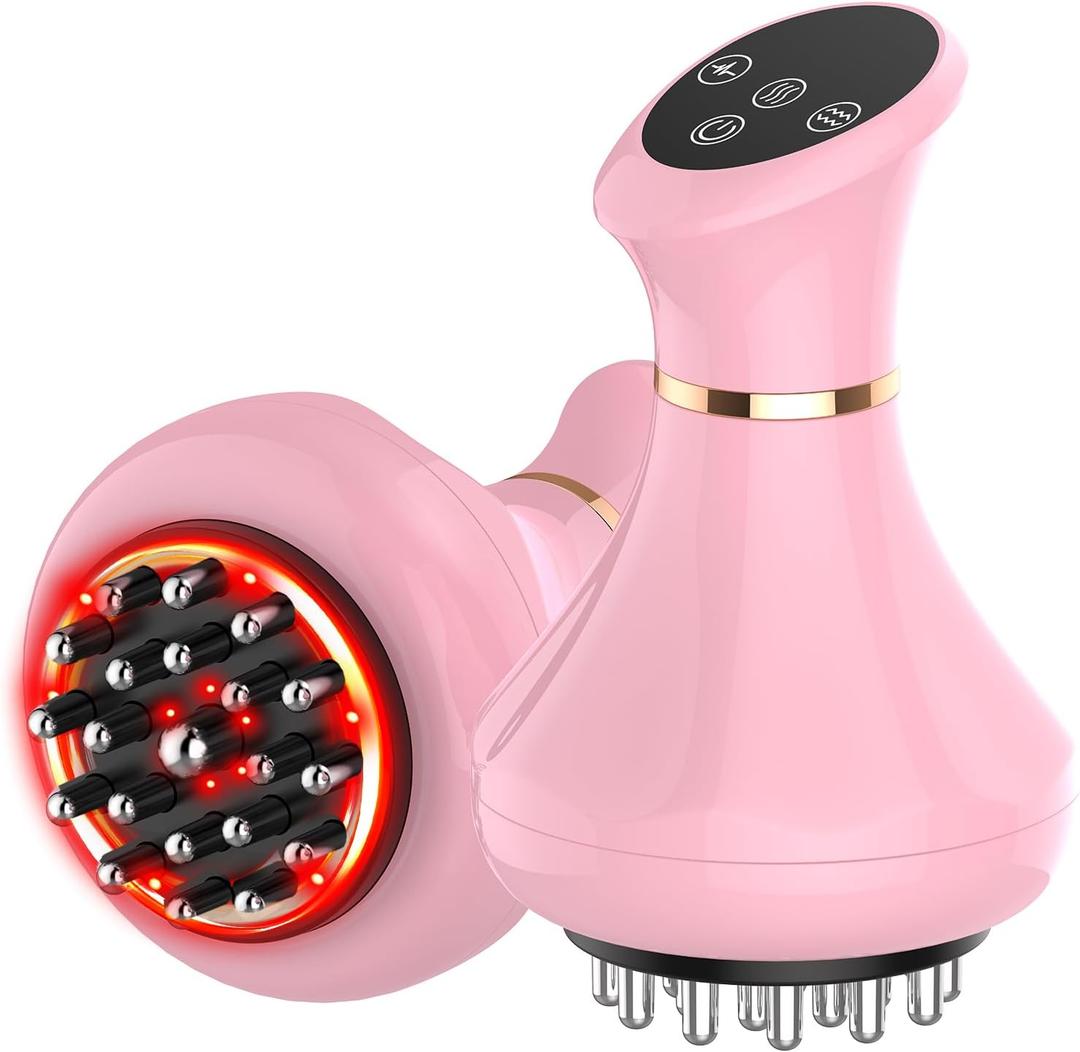 Lymphatic Drainage Massager, Anti Cellulite Massage Tool For Thigh & Belly Stretch Marks & Cellulite Reduction, Handheld Massage tools for Sciatica Nerve, Legs, Arms, Hip, Muscle, Low Back Pain Relief