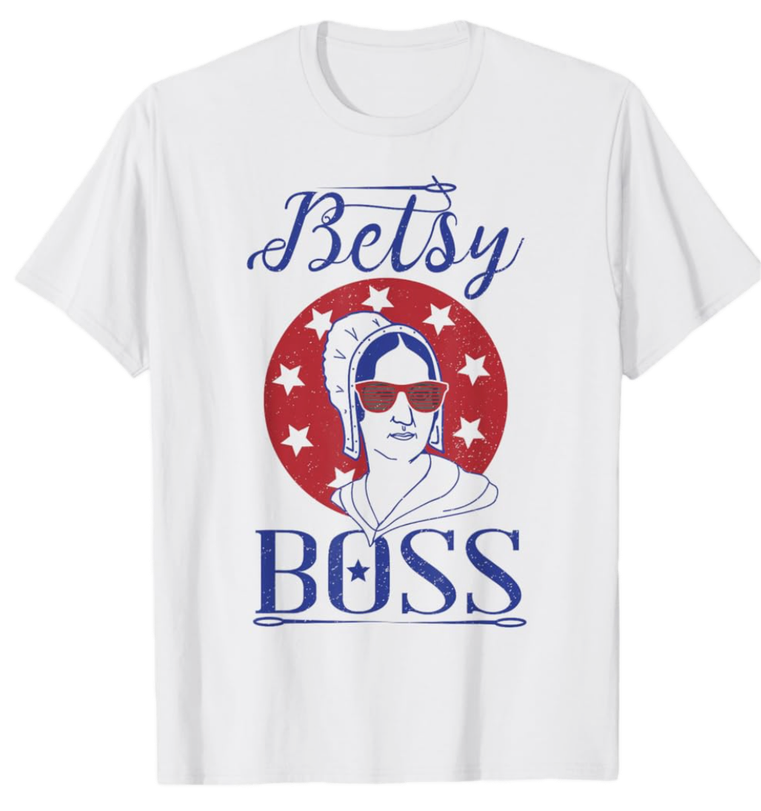 Independence Day apparel Betsy Boss Ross 4th of July apparel T-Shirt Size 2XL Independence Day apparel Betsy Boss Ross 4th of July apparel T-Shirt Size 2XL