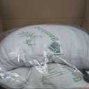 Linen Plus Body Pillow with Shredded Memory Foam for Comfort and Support Breathable Cooling Hypoallergenic New