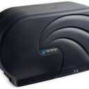 SJMR4090TBK - San Jamar Oceans Twin 9amp;quot; JBT Toilet Tissue Dispenser