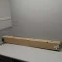 PVC Slide-On Door Bottom | Adjustable Plastic Weatherstrip Door Bottom with Drip Cap | 3 Feet (36-Inch) | for 1 3/4 Doors | Black | Fits Gaps 3/8 to 7/8 | Made in The USA