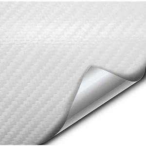 VVIVID XPO White Carbon Fiber Car Wrap Vinyl Roll with Air Release Technology (10ft x 5ft) VVIVID XPO White Carbon Fiber Car Wrap Vinyl Roll with Air Release Technology (10ft x 5ft)