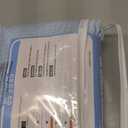 River Dream Misty Blue Fabric Shower Curtain Set, Cotton Blend, Waffle Weave, with Snap in Replacement Liner71 x 74 inches