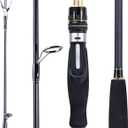 Sougayilang Spinning Fishing Rod, Durable Lightweight Graphite Spinning Rod, Sensitive Tournament Quality Spinning Fishing Rod One Piece & Two Pieces Spinning Rods(2pieces-Spinning Rod-1.98m/ 6.49ft)
