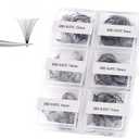 FADLASH Premade Fans Eyelash Extensions 300pcs 20D Premade Lash Fans C Curl Pre Made Fans Lash Extensions Volume Eyelash Extensions Premade Eyelash Fans Loose Fans (20D-0.07C-9-14mm)