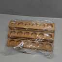 FINGERINSPIRE Wooden Essential Oils Storage Rack 5 Slots Oil Bottle Display Holder PapayaWhip Color Rectangle Wood Holder Tabletop Display Stand for Perfume Storage