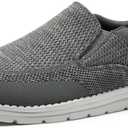 Bruno Marc Men's Slip-on Loafers Casual Lightweight Stretch Shoes (11, Dark Grey)