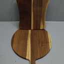 Hsei 2 Pcs Acacia Wood Cutting Board with Handle Wooden Charcuterie Board Large Paddle Carving Chopping Set Butter Serving Tray for Cheese Meat Fruit Pizza Bread Baking(Practical Handle) (16x12, 14x8.6 inch)