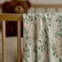 GLLQUEN BABY Receiving Blanket Boy Cotton Muslin Swaddle Blankets Girl Newborn Squares Breathable & Soft Thin Baby Blankets Cloths Double Absorbent Infant Swaddling Wrap - 6 Pack (Apple)