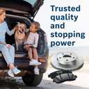 BOSCH BC1293 QuietCast Premium Ceramic Disc Brake Pad Set - Compatible with Select Lexus ES300h, ES350; Toyota Avalon, Camry; FRONT