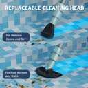 Lydsto S1 Lite Cordless Spa Hot Tub Vacuum Cleaner  90-Min Runtime, Powerful 20W Brushless Motor, Includes 3 Aluminum Poles, Lightweight Handheld Pool Vacuum to Clean Small Debris Types, Silver