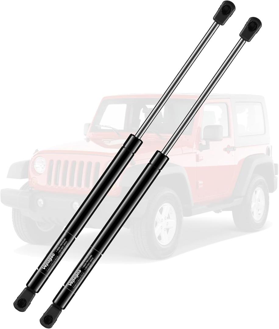 2 Rear Window Glass Lift Supports Springs Struts Shocks 4249 for Jeep Wrangler 1997 1998 1999 2000 2001 2002 2003 2004 2005 2006