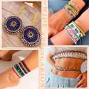 2 x KISSITTY 120 Grams 4mm Glass Seed Beads Crystal Round Colorful Small Spacer Beads for DIY Necklaces Bracelets Earrings Brooches Keychain Jewelry Making Crafting