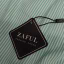 ZAFUL Women's Swim Shorts High Waisted Bow Gingham Floral Print Boyshorts Bathing Suit Swimsuit Bottoms Board Shorts (4-Stripe Green, S)