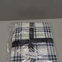 Eddie Bauer Home | Percale Collection Sheet Set-100% Cotton, Crisp & Cool, Lightweight & Moisture-Wicking Bedding, Twin, Navy Plaid,USHSA01132421