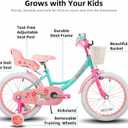 JOYSTAR Unicorn 12-20“ Kids Bike for Girls Ages 2-10 Years Old, 20 Inch with Training Wheels