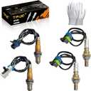 4pc Upstream & Downstream O2 Oxygen Sensor Fit for 2010-2012 Chevy Camaro 3.6L V6, for 2010-2014 Cadillac CTS 3.0L V6, Oxygen O2 Sensor Replaces OE# 234-4441 234-4244 234-4565