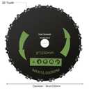 9" x 20T Chainsaw Tooth Brush Cutter Blade fits for STIHL FS56RCE FS91R FS70R FS94R FS111R FS131 FS91 FS131R FS56CE FS111RX Trimmer Weed Eater, with 2 Sets The Adapter Kit