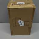 Phosphor Hurricane Camdle Holder Set of 2 Pieces, Black Glass Candle Holder for Wedding, Party, Holiday.