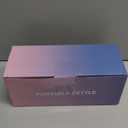 Travel Electric Kettle Portable Mini Kettle,Small Hot Water Boiler with 4 Temperature Settings,304 Stainless Steel,Fast Boiling Water with Auto Shut-Off and Boil Dry Protection,400ml (Beige, 400ML)