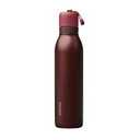 Owala FreeSip Twist Insulated Stainless Steel Water Bottle with Straw for Sports and Travel, BPA-Free, 24-oz, Black Cherry