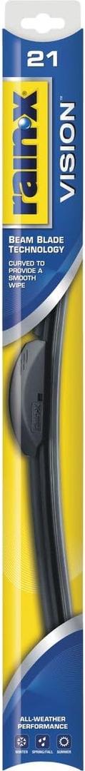 Rain-X 21'' Vision Wiper Blade, Standard Beam, All Weather Performance Curved Smooth Wipe (21)